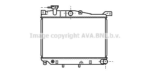 AVA QUALITY COOLING Радиатор, охлаждение двигателя MZ2015